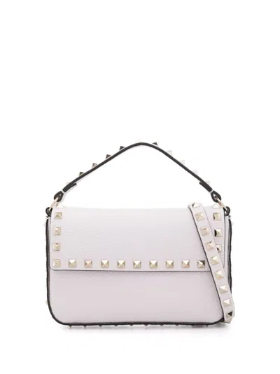 Valentino Garavani Rockstud Leather Mini Bag In Violet