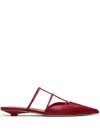 Valentino Garavani Rockstud Wispy Pumps In Red