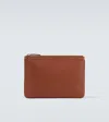 Valentino Etui Rockstud Aus Leder In Braun