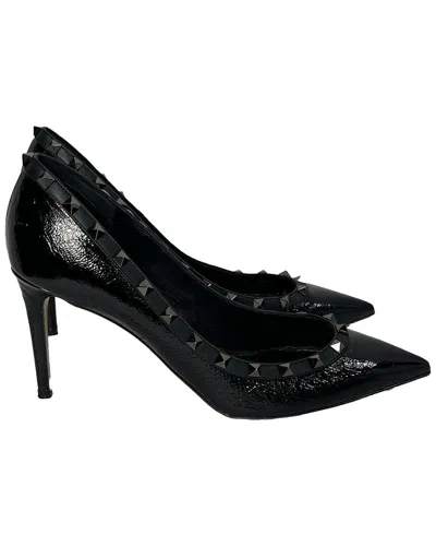 Valentino Garavani Valentino Rockstud Leather Pump A