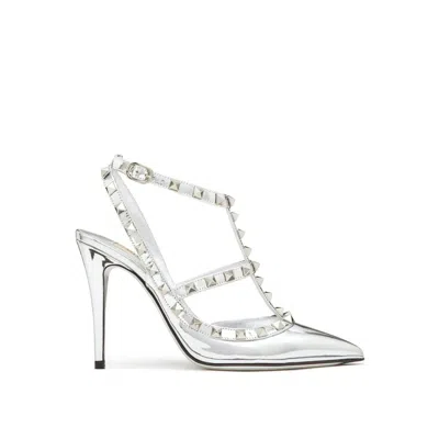 VALENTINO GARAVANI ROCKSTUD LEATHER PUMPS