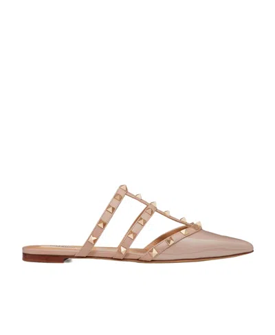 VALENTINO GARAVANI VALENTINO GARAVANI ROCKSTUD POINTED TOE SLIP-ON MULES