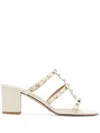 VALENTINO GARAVANI ROCKSTUD LEATHER SANDALS