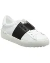 Valentino Open Sneakers With Contrasting Panel And Studded Heel