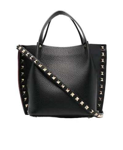 VALENTINO GARAVANI VALENTINO GARAVANI ROCKSTUD TOP HANDLE BAG