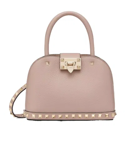 VALENTINO GARAVANI VALENTINO GARAVANI ROCKSTUD FOLDOVER TOP TOTE BAG