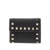 Valentino Rockstud Wallet In Black