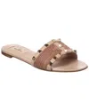 Valentino Rockstud Leather-trim Sandal