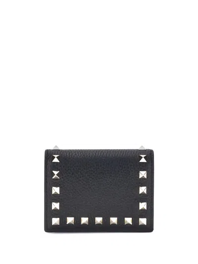 Valentino Garavani Rockstud Leather Wallet