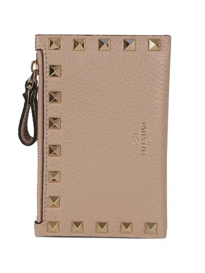 Valentino Garavani Valentino Rockstud Leather Wallet