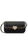 VALENTINO GARAVANI ROCKSTUD MEDIUM LEATHER SHOULDER BAG