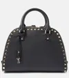 Valentino Tote Rockstud Medium Aus Leder In Schwarz
