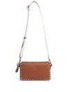 Valentino Men's Crossbody Bag In Brown