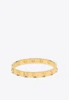 Valentino Rockstud Metal Bangle In Gold