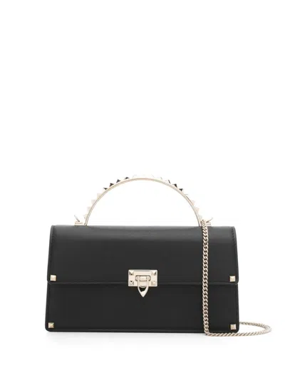 Valentino Garavani Rockstud Mini Bag In Black