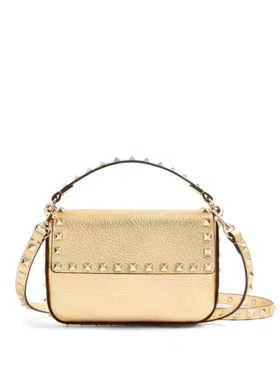 Valentino Garavani Rockstud Mini Bag In Gold