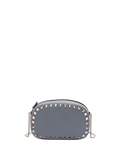 Valentino Garavani Mini Rockstud Cross Body Bag In Red
