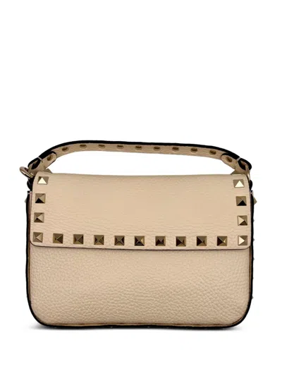 Valentino Garavani Rockstud Mini Bag In Neutral