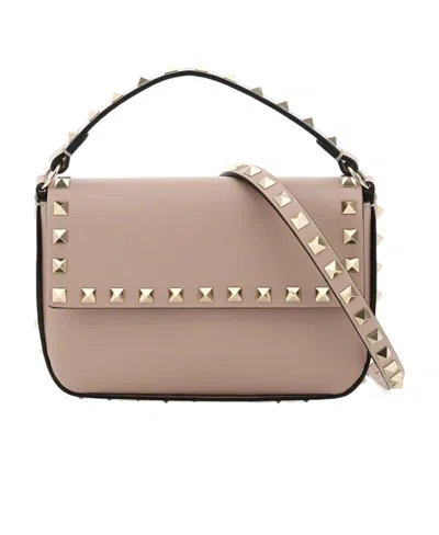 Valentino Garavani Rockstud Mini Bag In Nude