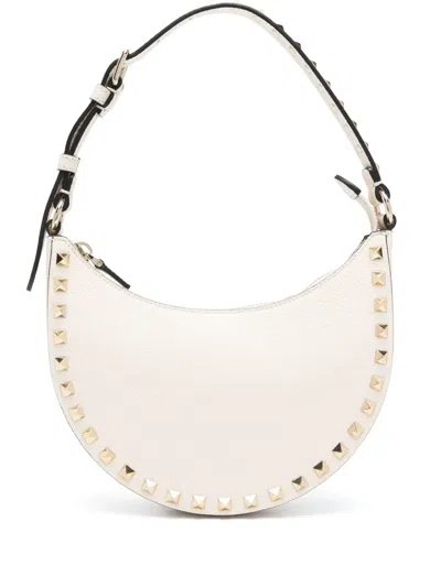 Valentino Garavani Rockstud Mini Bag In White