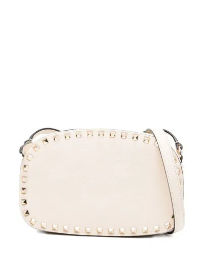Valentino Garavani Rockstud Mini Camera Case In White
