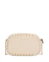 Valentino Garavani Rockstud Mini Crossbody Bag In White