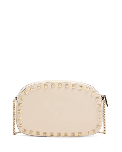 Valentino Garavani Rockstud Mini Crossbody Bag In White