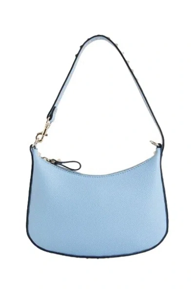 Valentino Garavani Rockstud Mini Hobo Bag In Blue