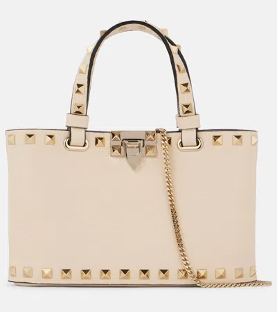 Valentino Garavani Rockstud Mini Leather Tote Bag