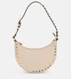 Valentino Tote Rockstud Mini Aus Leder In Weiss