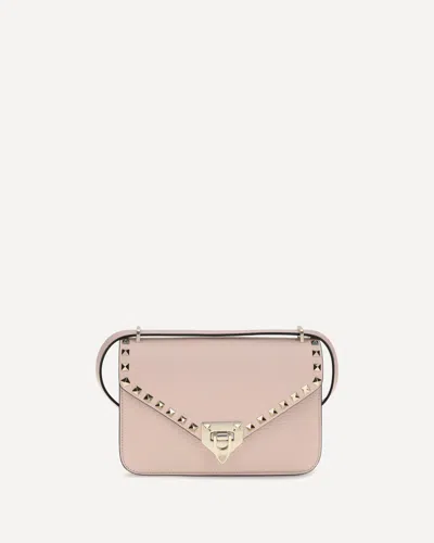 Valentino Garavani Rockstud Mini Shoulder Bag In Pink