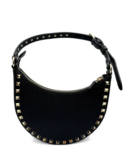 Valentino Garavani Rockstud Mini Shoulder Bag In White