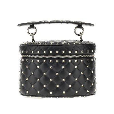 VALENTINO GARAVANI ROCKSTUD NAPPA LEATHER VANITY CASE BAG