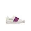 Valentino Garavani Woman Sneakers Purple Size 10 Soft Leather In Multi