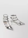 VALENTINO GARAVANI ROCKSTUD PATENT LEATHER SLINGBACK PUMPS