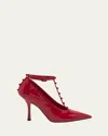 Valentino Garavani Woman Pumps Red Size 8 Leather In Rouge Pur