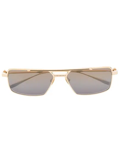 Valentino Rockstud Pilot-frame Sunglasses In Gold