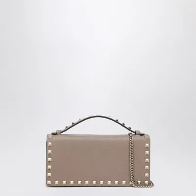 Valentino Garavani Rockstud Pink Powder Chain Wallet
