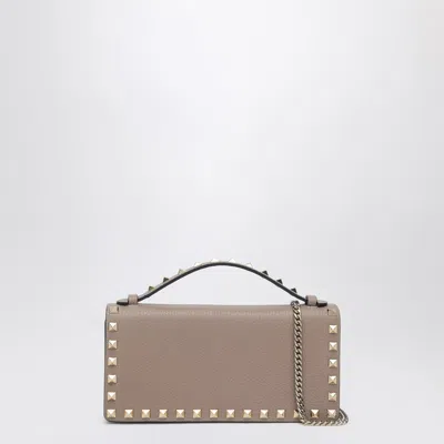 Valentino Garavani Rockstud Pink Powder Chain Wallet