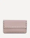 Valentino Rockstud Pochette With Chain In Pink