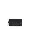 Valentino Rockstud Pochette With Chain In Black