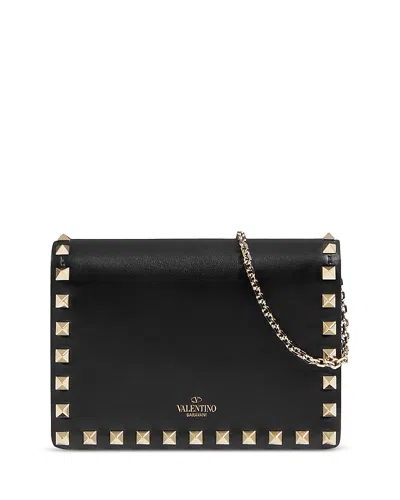 Valentino Garavani Rockstud Pouch Shoulder Bag In Black
