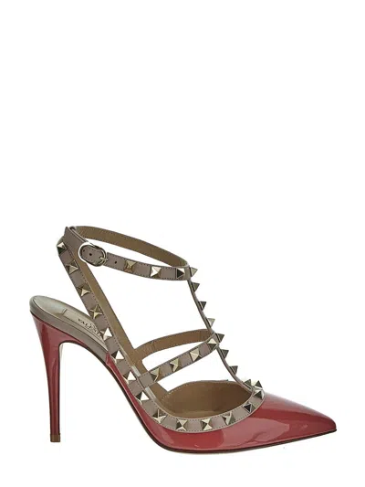 Valentino Garavani Rockstud Pump In Red