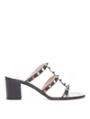 Valentino Saint Laurent White Leather Sl/61 Sneakers In Black