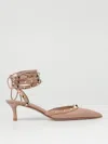Valentino Rockstud Pumps In Patent Leather With Studs In Pink