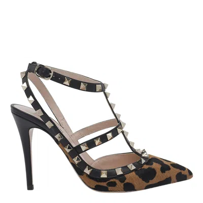 Valentino Garavani Heeled Shoes In Animal Print
