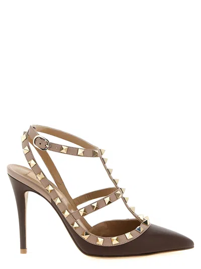 Valentino Garavani Rockstud Pumps Multicolor In Black