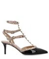 Valentino Rockstud Slingback Pumps In Pink