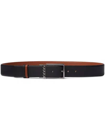 Valentino Garavani Rockstud Reversible Belt In Black