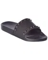 Valentino Garavani Valentino Rockstud Rubber Slide In Black